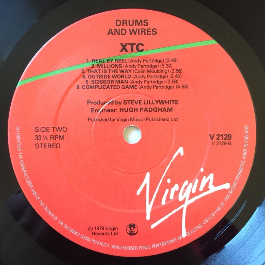 XTC Drums And Wires LP Buy from