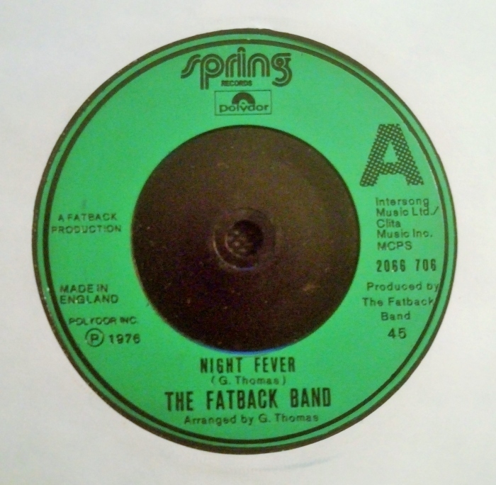 Fatback Band Night Fever 7 Inch | Buy from Vinylnet