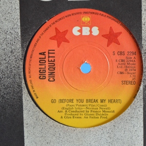 Go (Before You Break My Heart) Image