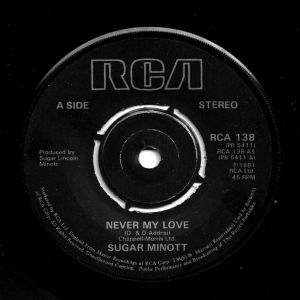 Never My Love Image