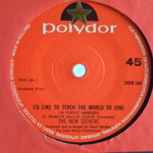 I'd Like To Teach The World To Sing (In Perfect Harmony) Image