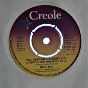 You Keep Me Hanging On/Stop! In The Name Of Love Image