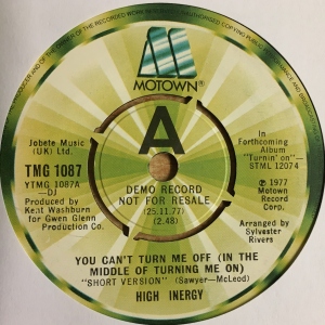 You Can't Turn Me Off (In the Middle of Turning Me On) Image