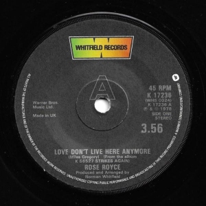 Love Don't Live Here Anymore Image