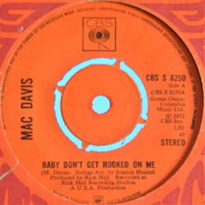 Baby Don't Get Hooked On Me Image
