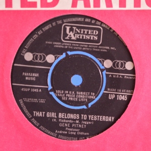 That Girl Belongs To Yesterday Image