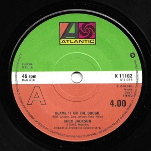 Blame It On The Boogie Image