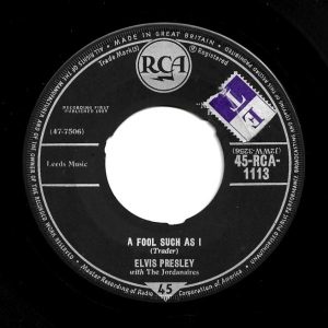 A Fool Such As I / I Need Your Love Tonight Image