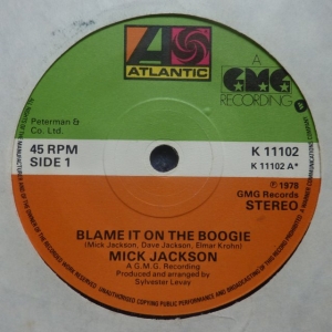 Blame It On The Boogie Image