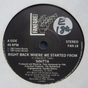 Right Back Where We Started From Image