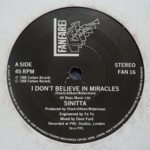 I Don't Believe In Miracles Image