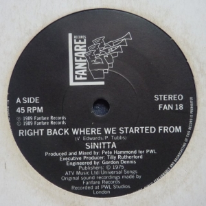 Right Back Where We Started From Image