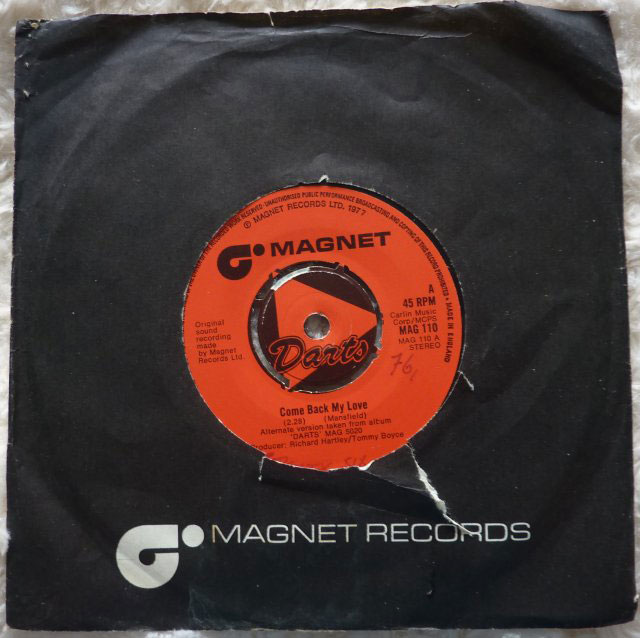 Darts Come Back My Love 7 Inch | Buy from Vinylnet